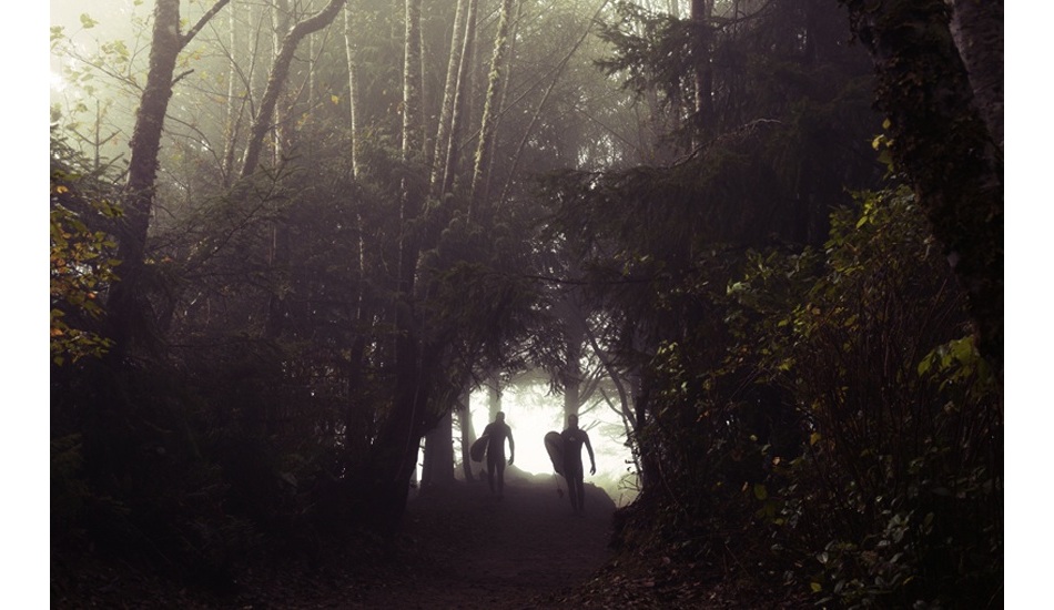Locals coming in from a stormy fall surf. Tofino, British Columbia. Photo: <a href=\"https://www.alexguiryphoto.com/\" target=_blank>Alex Guiry</a>